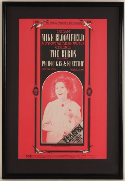 The Byrds Original Concert Poster 