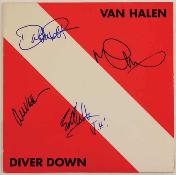 Van Halen Signed "Diver Down" Album