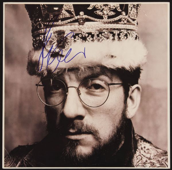 Elvis Costello Signed "King of America" Album Insert