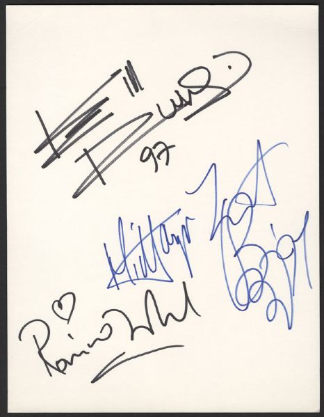 The Rolling Stones Signatures With Photograph 