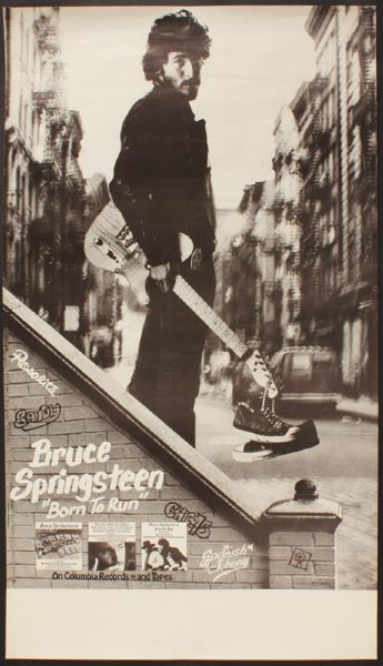 Bruce Springsteen "Born to Run" Original Promotional Poster