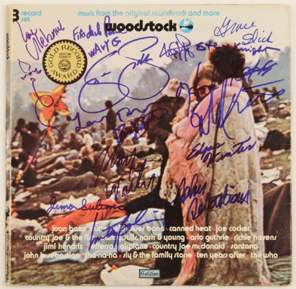 Woodstock 1969 Signed Album