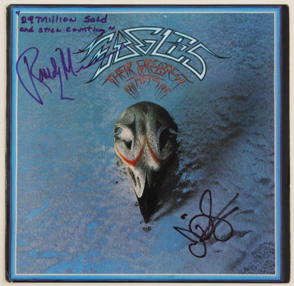 Eagles Signed "Greatest Hits" Album