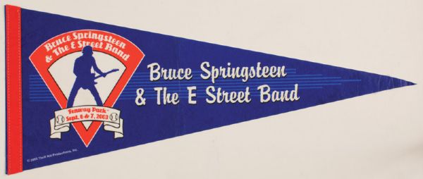 Bruce Springsteen Fenway Park Concert Pennant