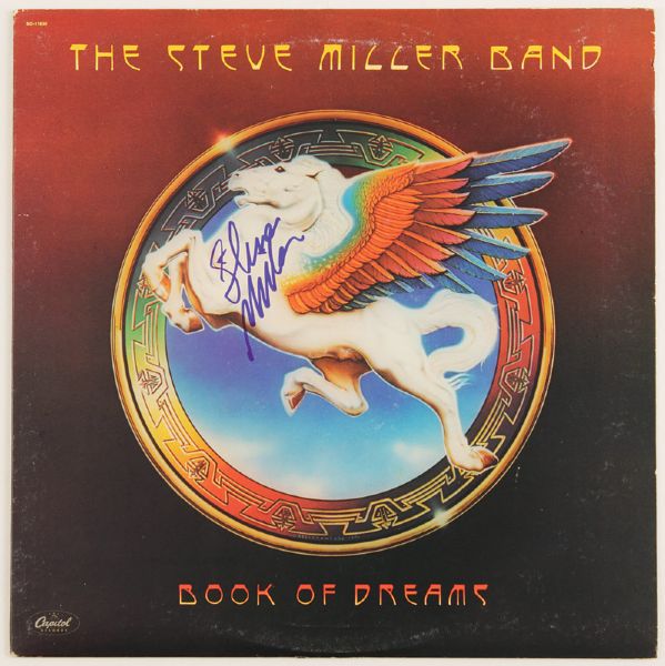 Steve Miller Signed "Book of Dreams" Album 