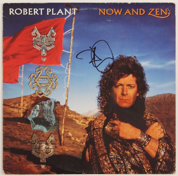 Robert Plant Signed "Now And Zen" Album