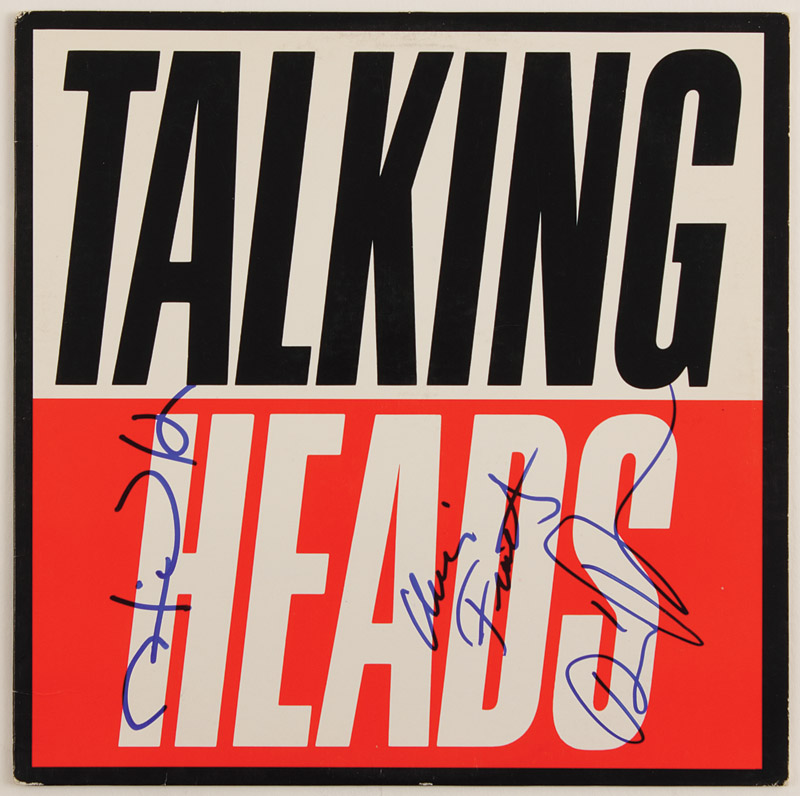 Lot Detail Talking Heads Signed Album