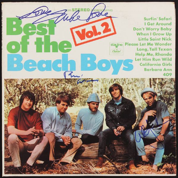 Beach Boys Signed "Best Of" Album