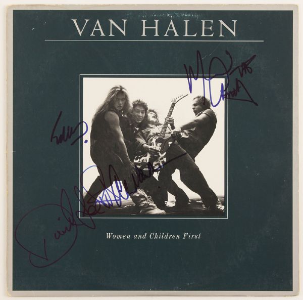 Van Halen Signed "Women and Children First" Album