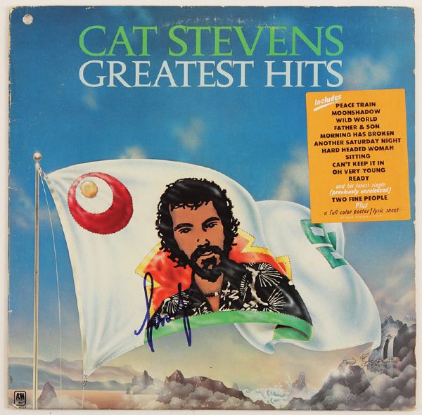 Cat Stevens Signed "Greatest Hits" Album