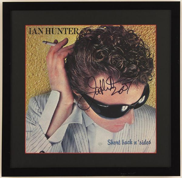 Ian Hunter Signed "Short Back N Sides" Album