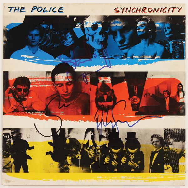 The Police Signed "Synchronicity" Album