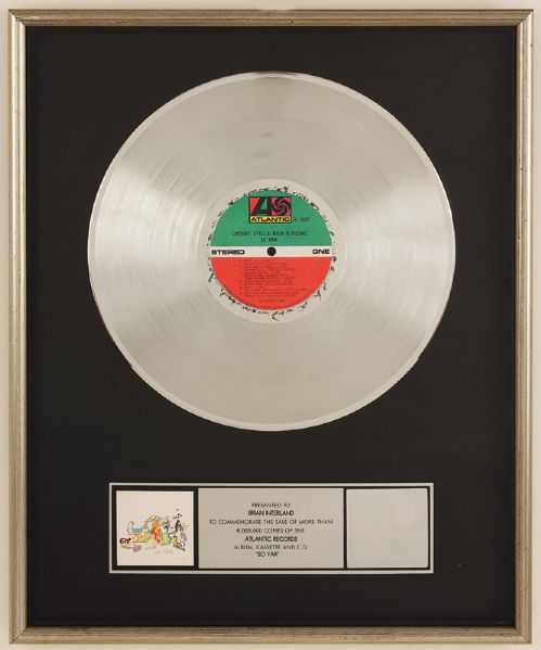 CSN&Y "So Far" RIAA Platinum Album Award