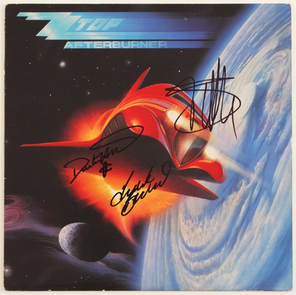 ZZ Top Signed "Afterburner" Album