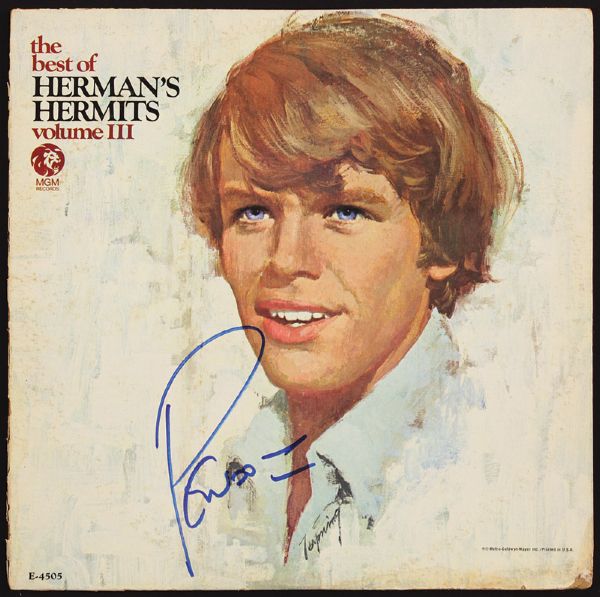 Peter Noone Signed "The Best of Hermans Hermits Volume III" Album