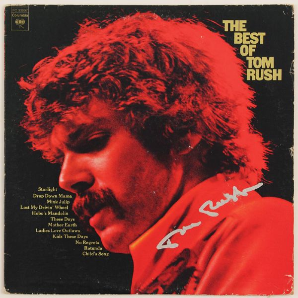 Tom Rush Signed "Best Of" Album