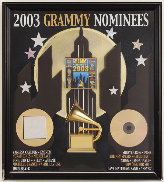 Grammy Nominees 2003 Gold RIAA Award