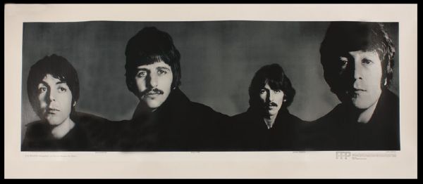 Beatles Original Linen Backed Richard Avedon Poster