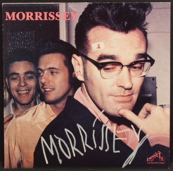 Morrissey Signed "Morrissey" Album Cover