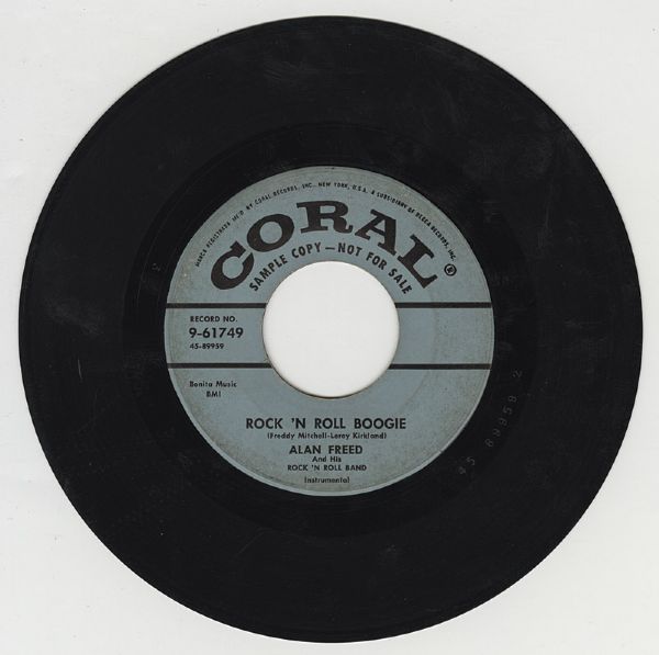 Alan Freed Original Sample Promo 45