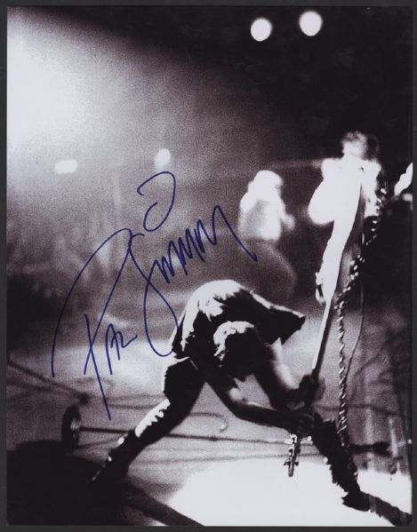 Paul Simonon Signed Iconic Clash Photograph 