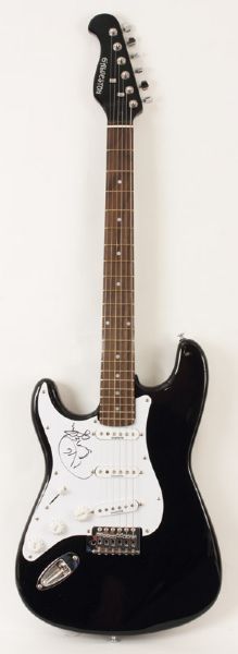 Aretha Franklin Signed Electric Guitar