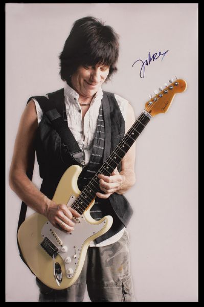 Jeff Beck Signed Photograph 