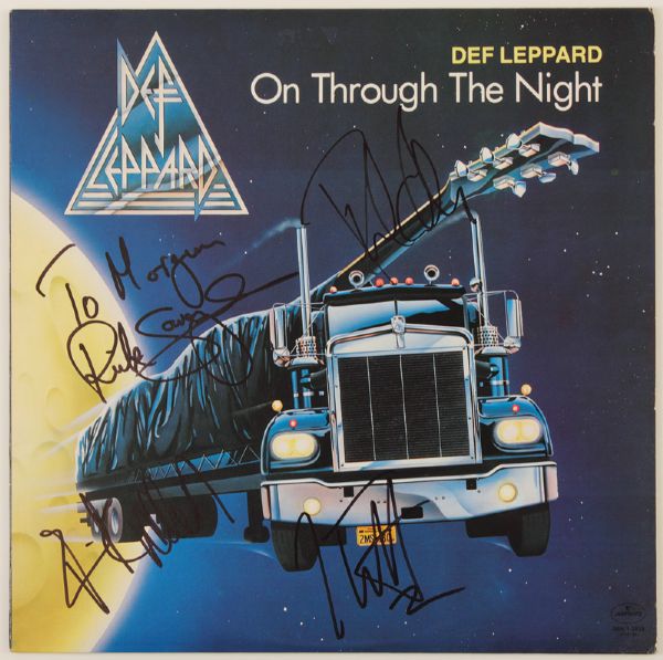 Def Leppard Signed "On Through The Night" Album