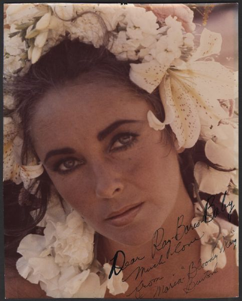 Elizabeth Taylor Signed & Inscribed Original Photograph