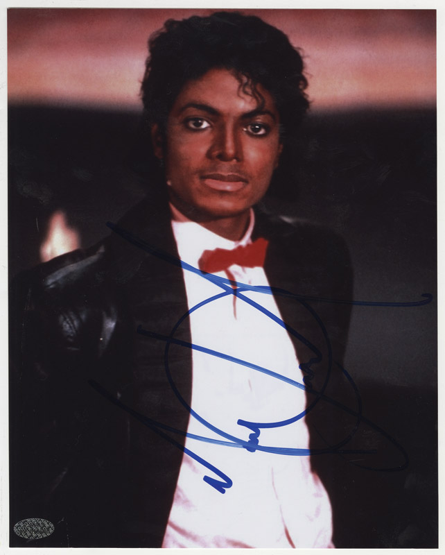 Lot Detail - Michael Jackson Signed 