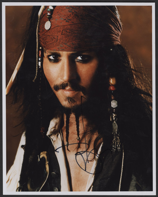 Lot Detail - Johnny Depp Signed 