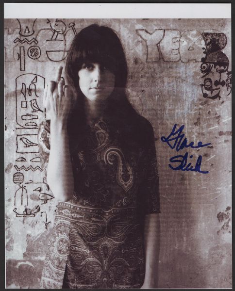 Jefferson Airplane Grace Slick Signed Photograph