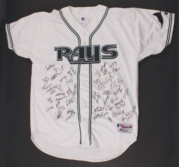 Tampa Bay Rays Team Signed Jersey