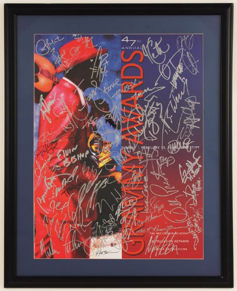 47th Annual Grammy Awards Signed Poster