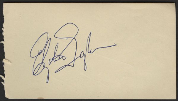 Elizabeth Taylor Signature