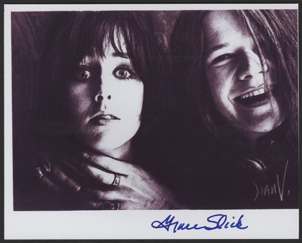 Grace Slick Signed Photograph