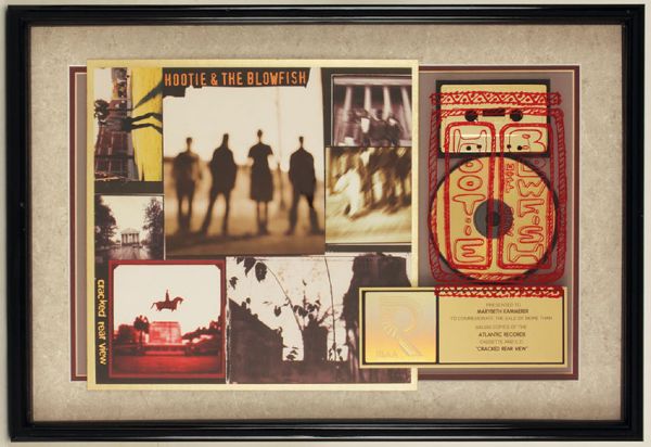 Hootie And The Blowfish Original "Cracked Rear View" RIAA Gold  Award