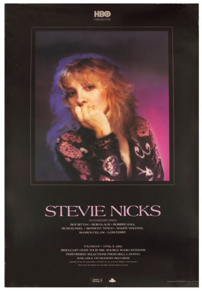 Lot Detail - Stevie Nicks Original HBO Poster