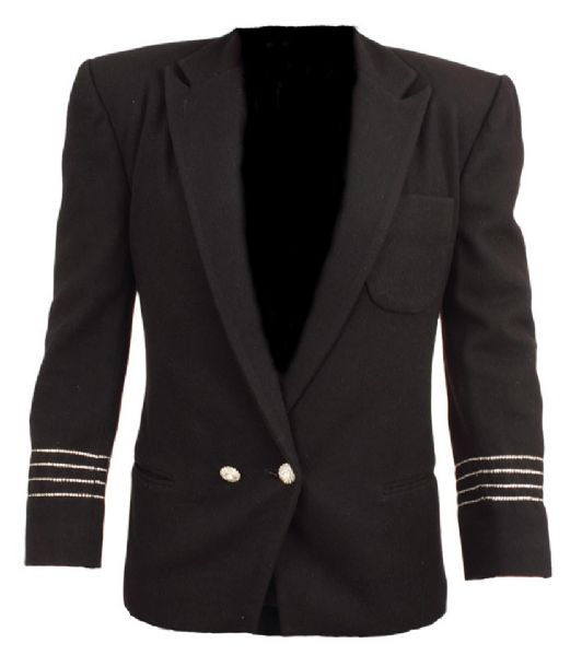 Michael Jackson Worn Custom Made Andre Van Pier Black Jacket