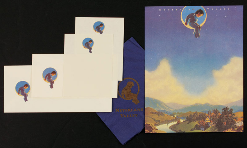 Lot Detail - Michael Jackson Neverland Stationery