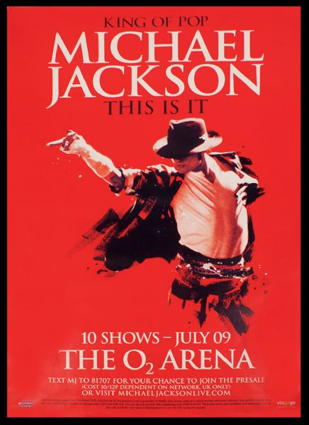 Michael Jackson Original "King of Pop" Poster