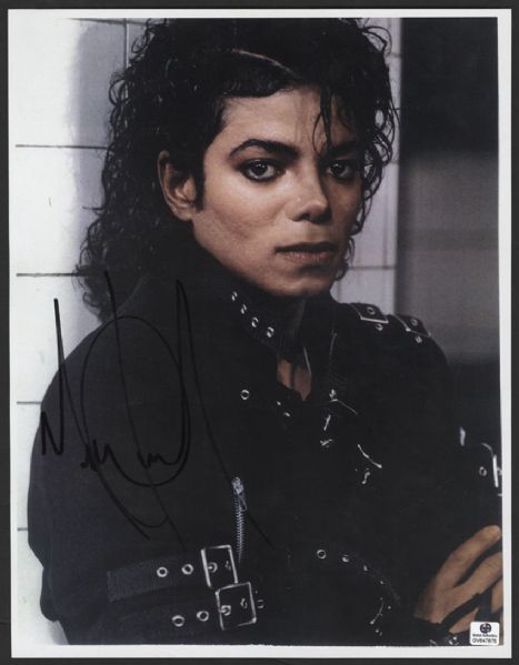 Michael Jackson Signed Photograph