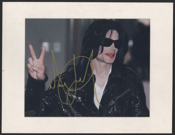 Michael Jackson Signed Photograph