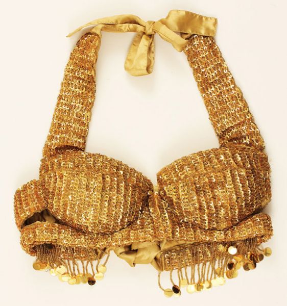 Whitney Houston Dolce & Gabbana Gold Bustier 