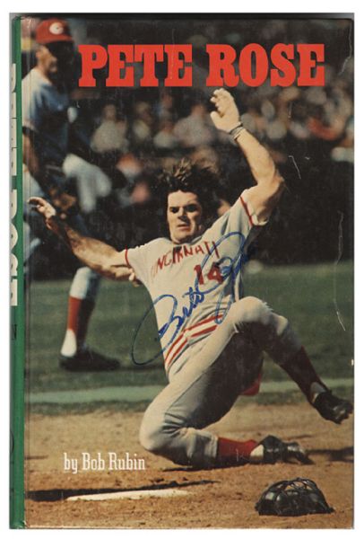 Pete Rose Signed Biography