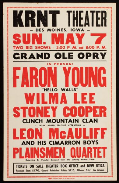 Grand Ole Opry Original Concert Poster