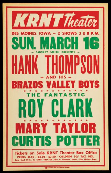 Grand Ole Opry Original Concert Poster