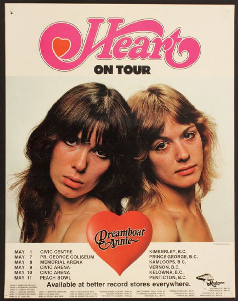 Heart Original Concert Poster
