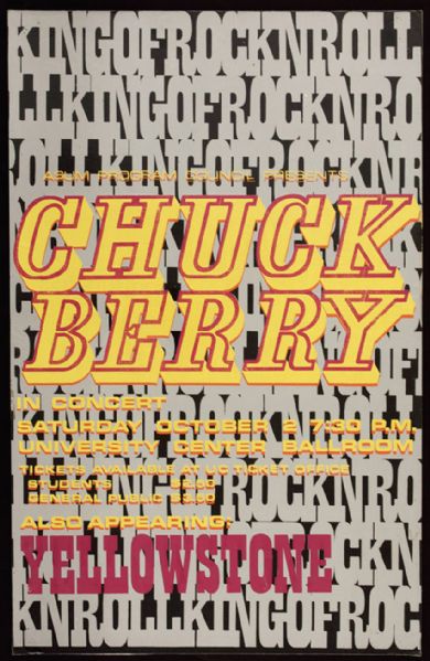 Chuck Berry Original Concert Poster