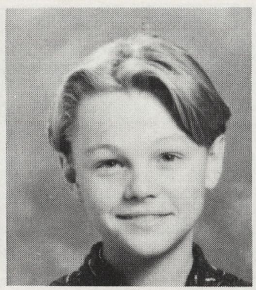 Leonardo DiCaprio 1991 Original Yearbook 